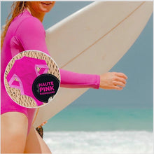 Load image into Gallery viewer, S-3XL UPF Rashguard swimsuit wetsuit surfsuit white teal black pink turquoise blue green leopard longsleeve one-piece surf swim beach pool lake women modest