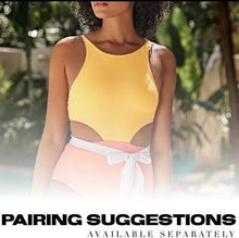 Load image into Gallery viewer, S - XL nwt Citrus Zest Swimsuit One-Piece Swimsuit travel beach pool lake vacation resort fully there swimwear Valentines Spring Break 2023