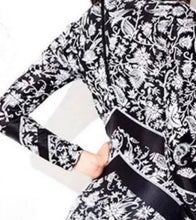 Load image into Gallery viewer, s-xxl UPF Rashguard AIR WAVES Swimsuit black paisley one-piece hip arrows beach pool surf women modest feminine long-sleeve 2023 gift