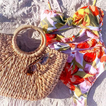 Load image into Gallery viewer, XS - XL Resort Floral Triple Knot One-Piece Swimsuit