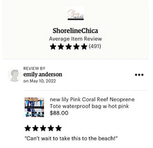 Load image into Gallery viewer, Aquamarine Geode Neoprene Tote bag blue navy turquoise white gold with baseboard pocket and zip pouch