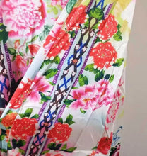 Load image into Gallery viewer, new Native Rose coastal maxi sundress wind whimsy beach cover-up S or L