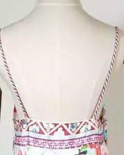 Load image into Gallery viewer, new Native Rose coastal maxi sundress wind whimsy beach cover-up S or L