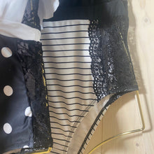 Load image into Gallery viewer, new Lateral Lace swimsuit - multiple selections black stripe / white polka dot / one-shoulder / two-shoulder S M L XL