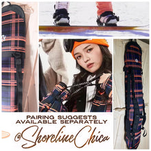 Load image into Gallery viewer, NWT snowboard monoboard carrying bag waterproof bendable neoprene skin cracking fire plaid 3/4 coverlet unisex