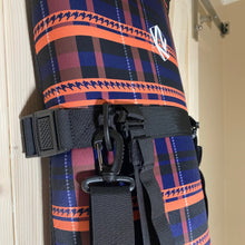 Load image into Gallery viewer, NWT snowboard monoboard carrying bag waterproof bendable neoprene skin cracking fire plaid 3/4 coverlet unisex