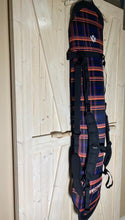 Load image into Gallery viewer, NWT snowboard monoboard carrying bag waterproof bendable neoprene skin cracking fire plaid 3/4 coverlet unisex