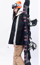 Load image into Gallery viewer, NWT snowboard monoboard carrying bag waterproof bendable neoprene skin cracking fire plaid 3/4 coverlet unisex