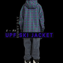 Load image into Gallery viewer, S - XL Blackwatch Plaid UPF Ski Snow Hooded Jacket