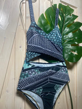 Load image into Gallery viewer, NEW 3 style petite swimsuit Teal Mist 2 / Emerald Mist 1 - shoulder swim or Black Jade longsleeve rashguard regal resort cruise coordinates