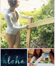 Load image into Gallery viewer, nwt Lime Roar leopard rashguard XS, M, XL longsleeve UPF swimsuit surf snorkel