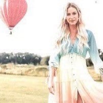 Load image into Gallery viewer, s-xxl Carnival Spin maxi - airy beach cover-up / button up swim wrap aqua blue gradient pastel coral pink ombré sand & shore sheer whimsy