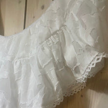 Load image into Gallery viewer, S-XL Boho White Rose maxi dress floral lace cut-work A-Line airy beach sundress