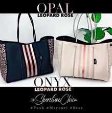 Load image into Gallery viewer, Waterproof Tote CAMO LUXE ROSE 2.0 Bag metallic rose-gold beach baby bridal birthday gift present ShoreAndSkyline back to school purse