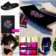 Load image into Gallery viewer, nwt Neoprene Racer Tote Prix Hot Pink light waterproof purse metallic magenta bag black & white racing checks checkered