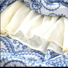 Load image into Gallery viewer, new smocked sundress Boho red green or blue Bluebonnet MAXI floral eyelet embroidery ruffled femme dress Spring Summer baby bridal birthday