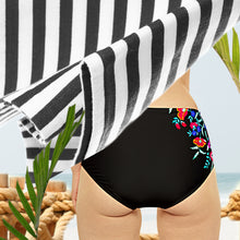 Load image into Gallery viewer, Bamba PRINCESA mid-rise brief only - secure swim moderate cut hipster aqua sport full bottom in XS - XL swimsuit coordinate ShoreandSkyline