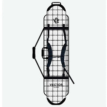 Load image into Gallery viewer, NWT snowboard monoboard carrying bag waterproof bendable neoprene skin cracking fire plaid 3/4 coverlet unisex