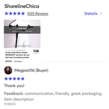 Load image into Gallery viewer, S - 2XL SNOWSUIT Winter White Album one-piece skisuit + black stripes snow-suit sides womens belted hooded skyline cabin mountain resort new