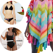 Load image into Gallery viewer, XS - 3XL Bamba REINA black one-piece swimsuit + white floral waist w shelf w/o cups globally sourced women flowers swimwear ShoreAndSkyline