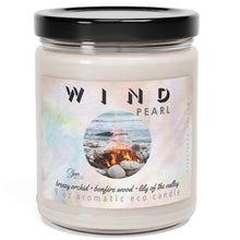 Load image into Gallery viewer, Scented Candle WIND Pearl sea breezy Lily of the Valley fragrance salt air beach wood orchid jasmine floral + encoré housewarming gift sets