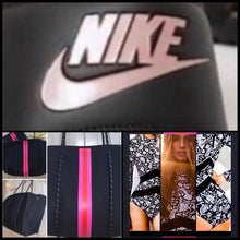 Load image into Gallery viewer, s-xxl UPF Rashguard: Air Waves Swimsuit black white paisley stripes arrows beach pool surf women modest feminine TOP ranked beautiful gift