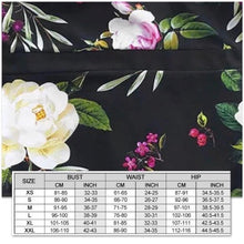 Load image into Gallery viewer, XS-XXL Ebony & Peony One-piece Swimsuit xs s m l xl xxl belt floral lace corset women ladies modest top ranked 2021