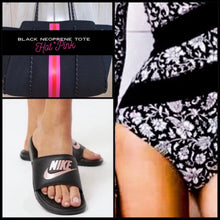 Load image into Gallery viewer, s-xxl UPF Rashguard: Air Waves Swimsuit black white paisley stripes arrows beach pool surf women modest feminine TOP ranked beautiful gift