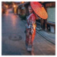 Load image into Gallery viewer, Kimono ROBE: Carnelian Coast wrap / cover up one size.