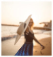 Load image into Gallery viewer, Skirt Ombré Aquarium midi cover-up skirt / mini dress insta glam - beach event photography / pool swim cover-up