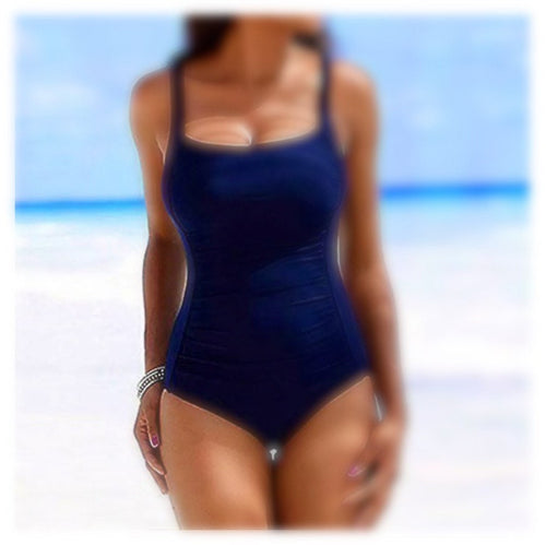 m - xxl: USS Navy blue or Daytona Pink SWIM - one-piece modest swimsuit w ruched tummy / waist forgiving > vacation holiday beach pool lake