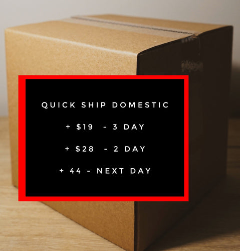 SHIPPING add on: US domestic quick ship / global post-purchase additions