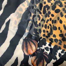 Load image into Gallery viewer, resort wrap / cover-up SERENGETI Zebra - Cheetah hybrid: midi dress / maxi skirt black white brown cream beach pool lake spa hot tub resort
