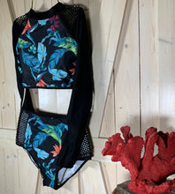 Load image into Gallery viewer, S - 2XL surf crop swimsuit GJWHF two-piece rocker floral Summer 2022
