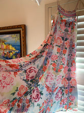 Load image into Gallery viewer, new Native Rose coastal maxi sundress wind whimsy beach cover-up S or L
