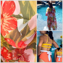 Load image into Gallery viewer, S - XL nwt Citrus Zest Swimsuit One-Piece Swimsuit travel beach pool lake vacation resort fully there swimwear Valentines Spring Break 2023
