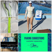 Load image into Gallery viewer, nwt Lime Roar leopard rashguard XS, M, XL longsleeve UPF swimsuit surf snorkel
