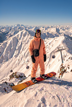 Load image into Gallery viewer, nwt DESTROYER in CORAL snowsuit snowboard ski suit + gaiters hood
