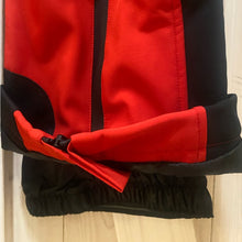 Load image into Gallery viewer, nwt ski BIB adjustable fit in Shred RED or HP Purple waterproof snow insulation - Picture 15 of 16
