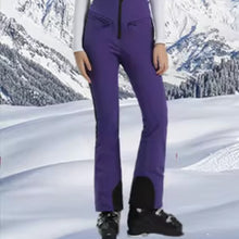 Load image into Gallery viewer, nwt ski BIB adjustable fit in Shred RED or HP Purple waterproof snow insulation - Picture 12 of 16
