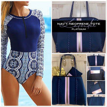 Load image into Gallery viewer, UPF Rashguard: Le Bleu swimsuit / surfsuit (S-XXL)
