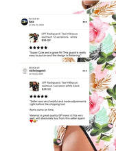 Load image into Gallery viewer, S-XL UPF Rashguard Teal Hibiscus swimsuit / wetsuit / surfsuit - white black pink turquoise coral peach floral leopard surf beach pool lake
