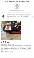 Load image into Gallery viewer, NWT Helmet - His &amp; Her M/L Prix Black Racer + white racing checks w brick red interior ABS - dot certified motorcycle safety w clear visor
