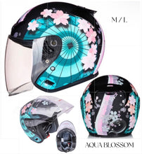 Load image into Gallery viewer, NWT Helmet - His &amp; Her M/L Prix Black Racer + white racing checks w brick red interior ABS - dot certified motorcycle safety w clear visor
